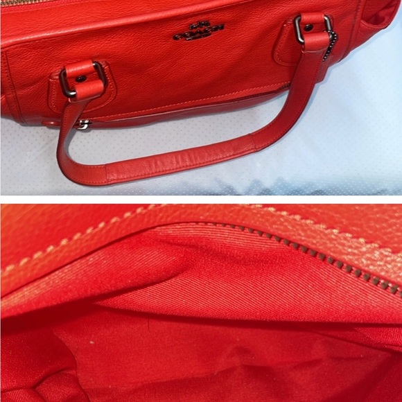 Coach Mickey Grain Leather Handbag - Picture 4 of 7